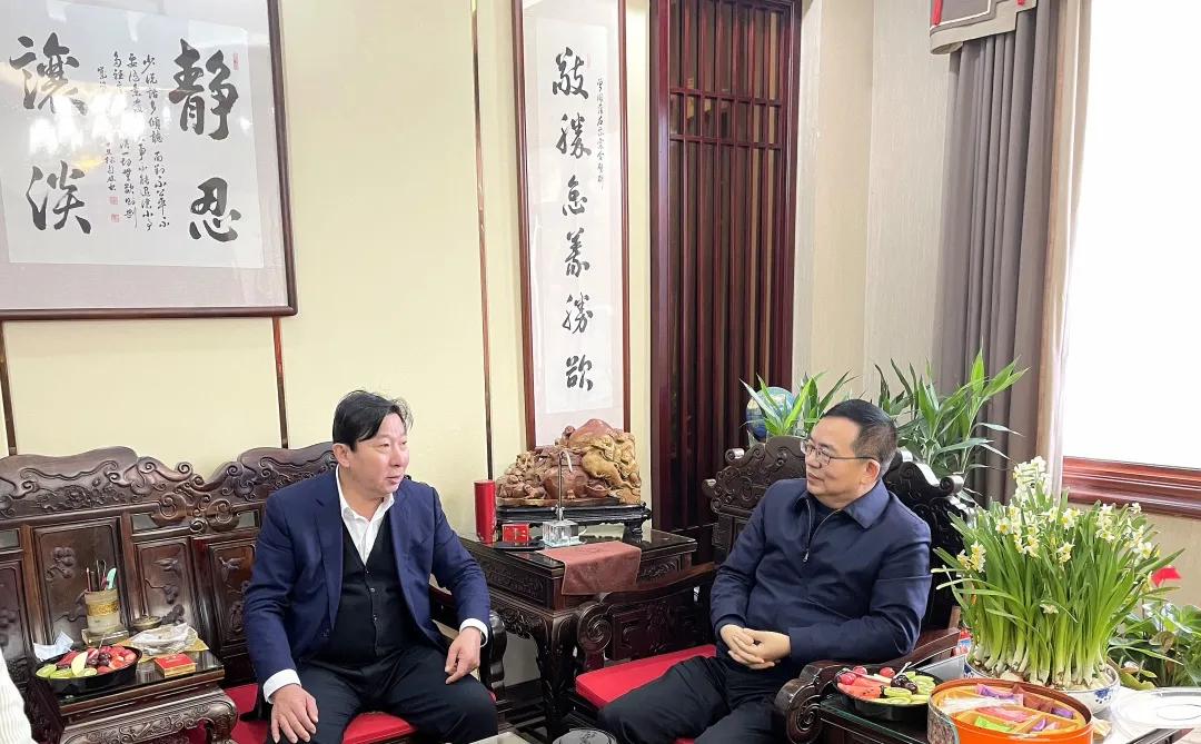 林清忠走访慰问企业及返乡商会会长